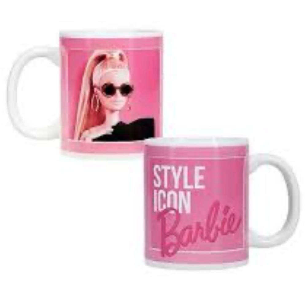 Barbie Pink 'Style Icon' Ceramic Mug like new